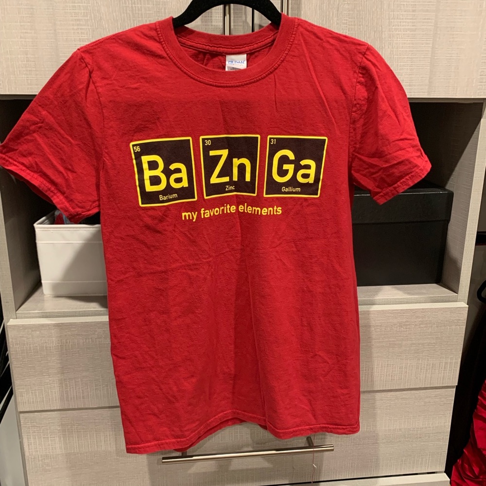 FREE w/ Any Purchase: Big Bang theory Ba Zn Ga T-shirt